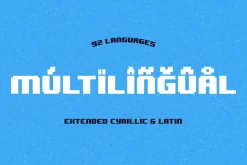 Snowbro Pixel Game Font