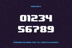 Snowbro Pixel Game Font