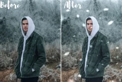 Snow overlays for Lightroom mobile
