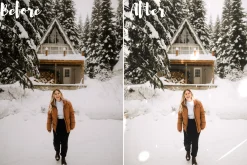 Snow overlays for Lightroom mobile