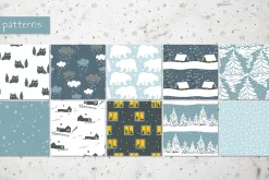 SNOWTIME patterns and illustrations