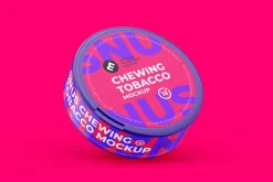 Snus Chewing Tobacco Can Mockup