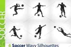 Soccer players football SVG JPG EPS