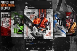 5 Soccer Flyer Template