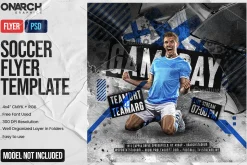 5 Soccer Flyer Template