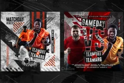 5 Soccer Flyer Template