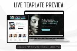 Social Media Agency Website Template