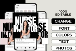 Social Media CANVA Template Botox
