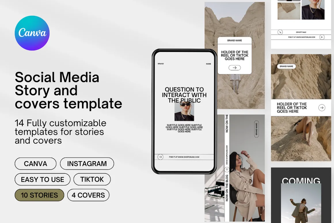 Social Media Kit | Story templates