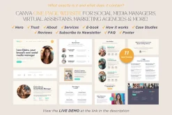 Social Media Manager Canva Website