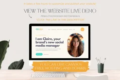 Social Media Manager Canva Website