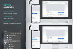 Social Media Mockups Bundle 2020