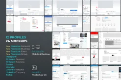 Social Media Mockups Bundle 2020