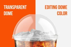 Soda Cup 450ml With Ice Mockup