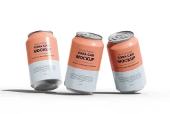 Soda Can Mockup - Beverage , drink