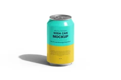 Soda Can Mockup - Beverage , drink