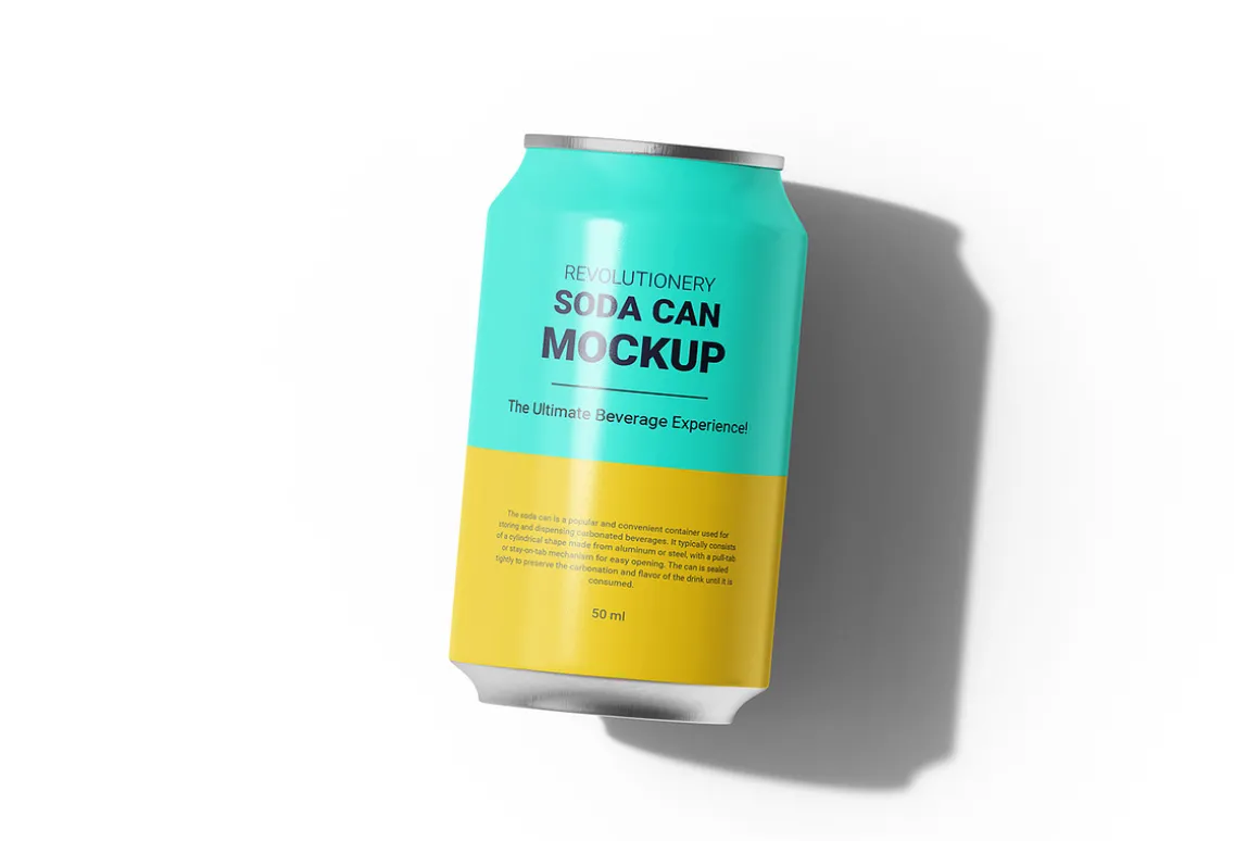 Soda Can Mockup - Beverage , drink