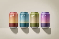 Soda Can Mockup Set