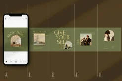 Sofia Carousel Template | CANVA