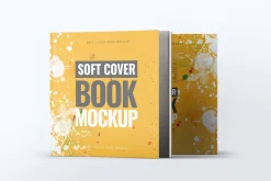 Soft Cover Square Book Mock-Up