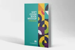 Softcover Book Mockup - A4