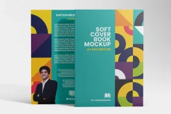 Softcover Book Mockup - A4