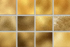 18 Soft Gold Foil Textures