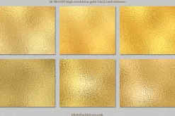 18 Soft Gold Foil Textures