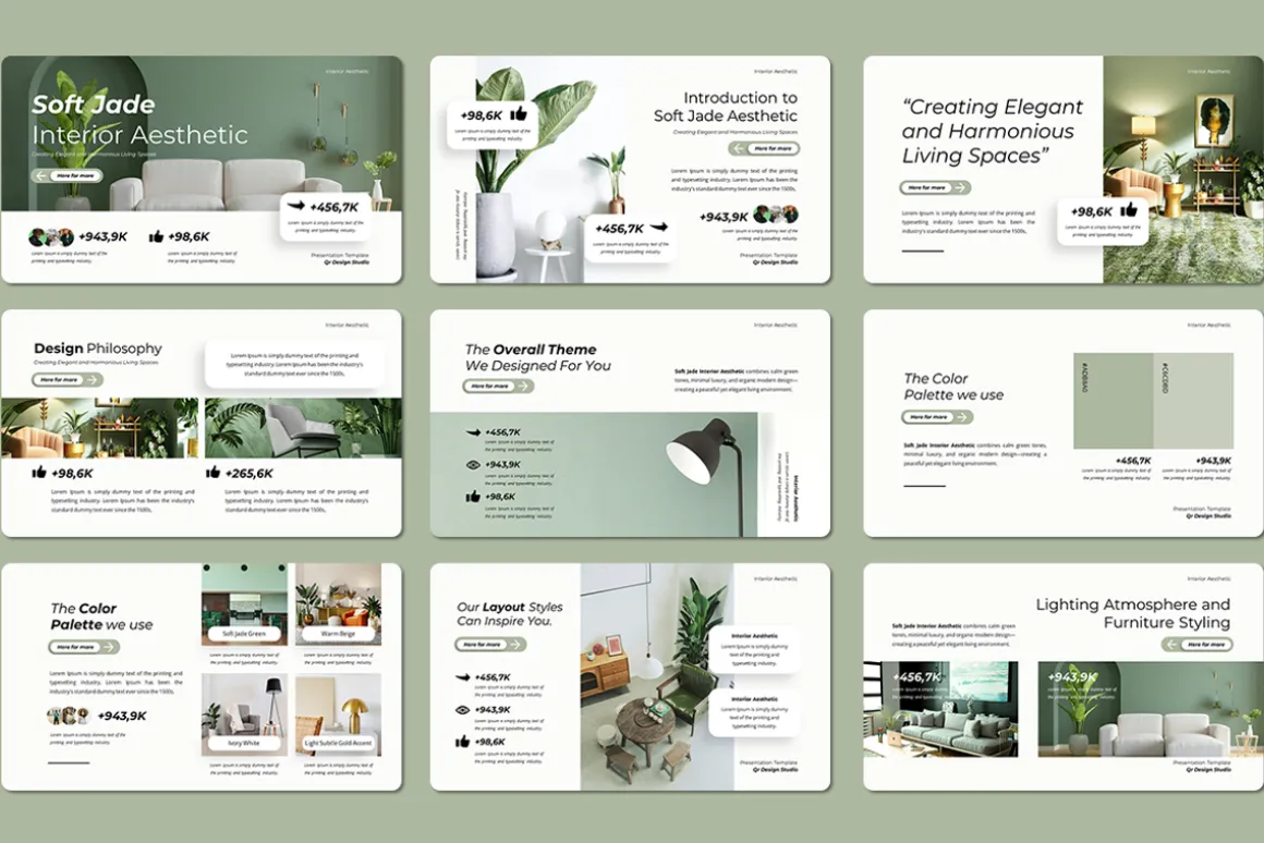 Soft Jade Interior Aesthetic Keynote
