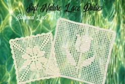 200 soft nature lace doilies