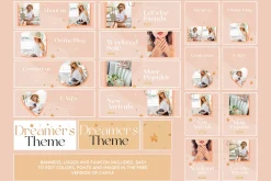 Soft Pastel Shop Banner Templates