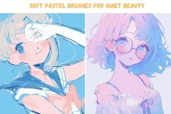 Soft Procreate Brushes
