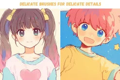 Soft Procreate Brushes