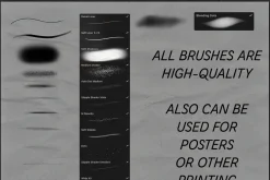 Soft Shading Stipple Brushes