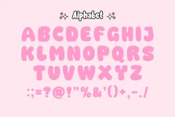 Soft Smile - Bubble Font Display