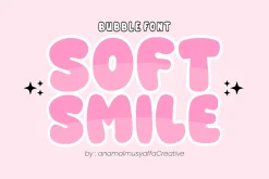 Soft Smile - Bubble Font Display