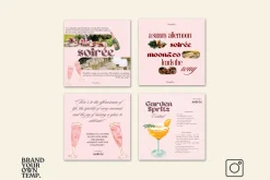 Soiree Instagram Canva Templates