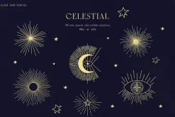 Solar & lunar. Sparkle of the planet