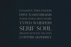 Solora – Elegant Modern Serif Font
