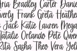 Sometime | Handwritten Script Font