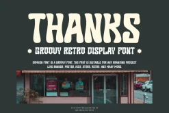 Somhen - Groovy Retro Font