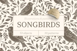 Songbirds graphic collection