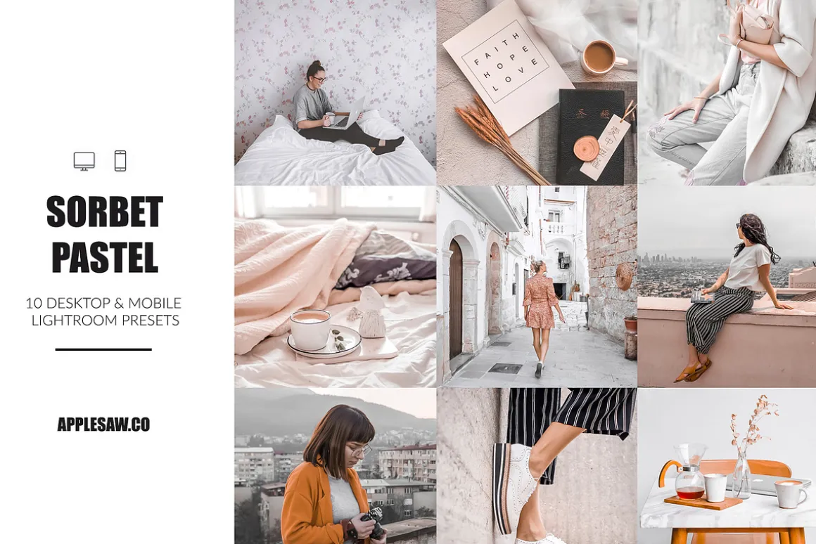 Sorbet Pastel Lightroom Presets