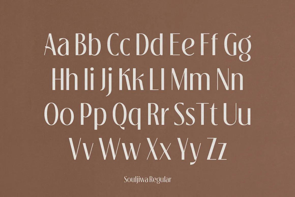 Souljiwa - Modern Branding Font