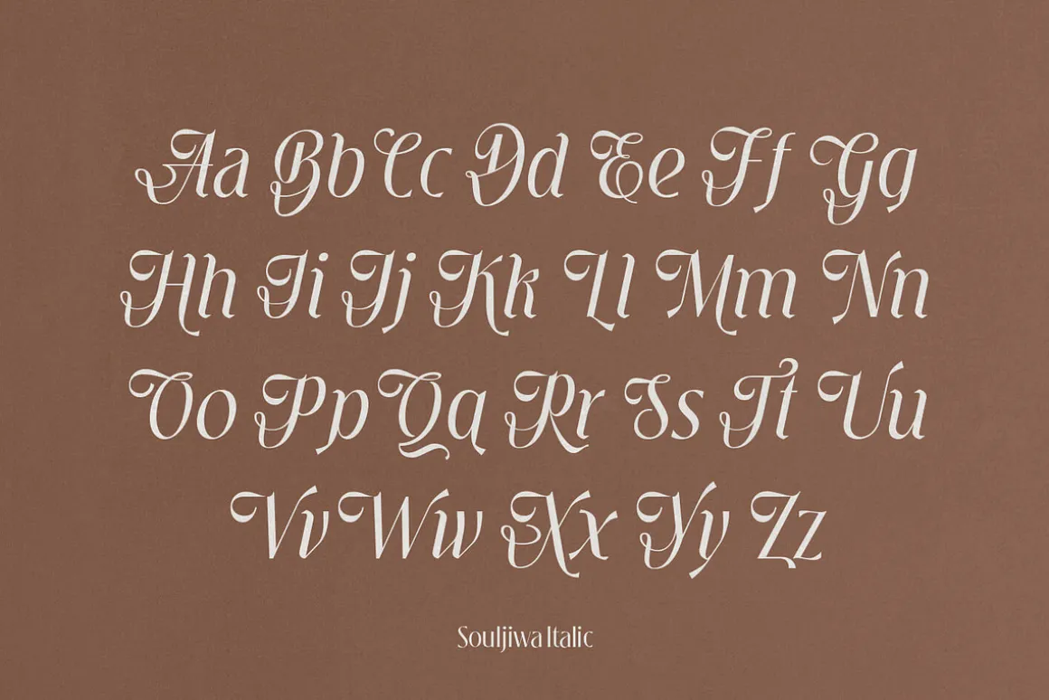 Souljiwa - Modern Branding Font