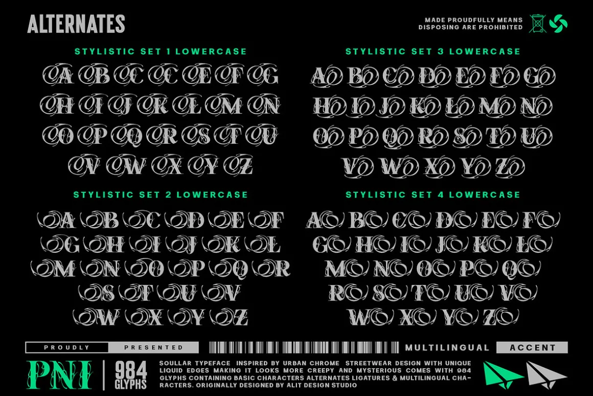 Soullar Typeface