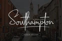 Southampton Signature Business Font