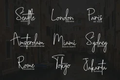 Southampton Signature Business Font