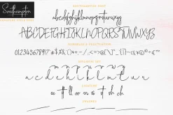 Southampton Signature Business Font