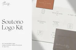 Soutono Minimal Logo Kit Ai,Eps,Psd
